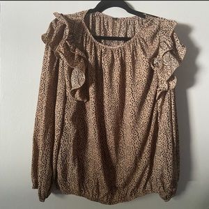 Long sleeve Dalmatian blouse